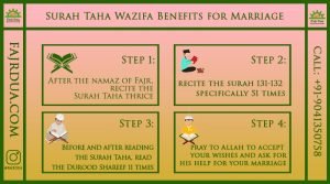 Surah Taha Wazifa Benefits for Marriage