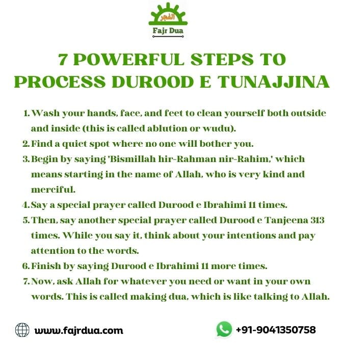 Powerful Miracles Of Darood E Tanjeena Wazifa 7 Powerful Steps To Process Durood E Tunajjina