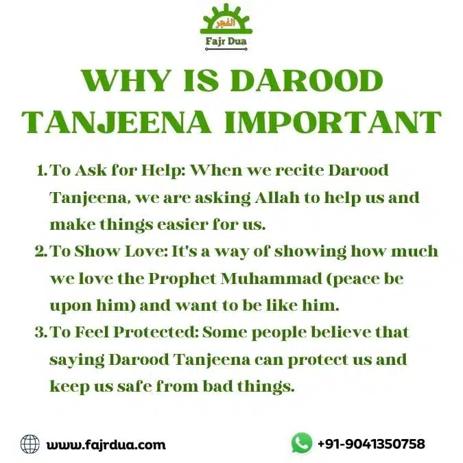 Why Is Darood Tanjeena Important