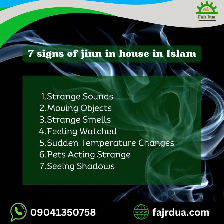 Signs of Jinn in House