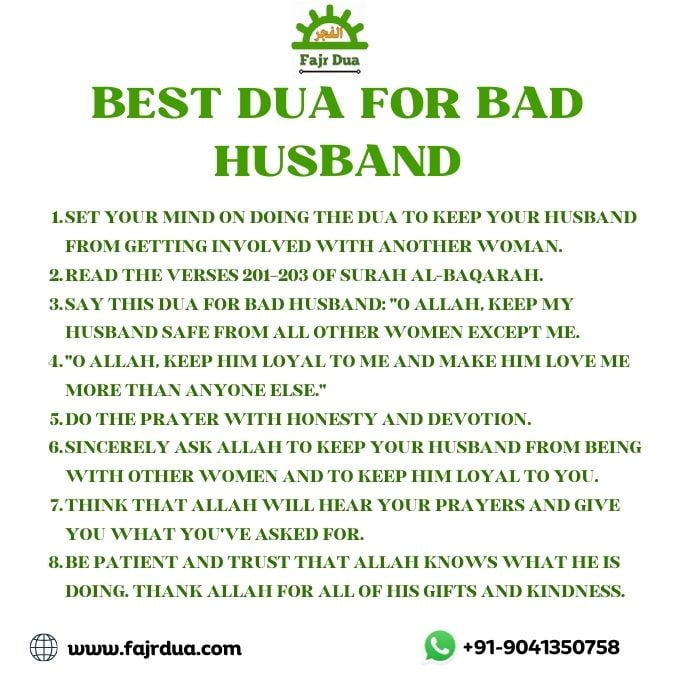 Best Dua For Bad Husband