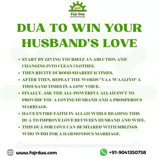 Dua To Win Your Husband'S Love