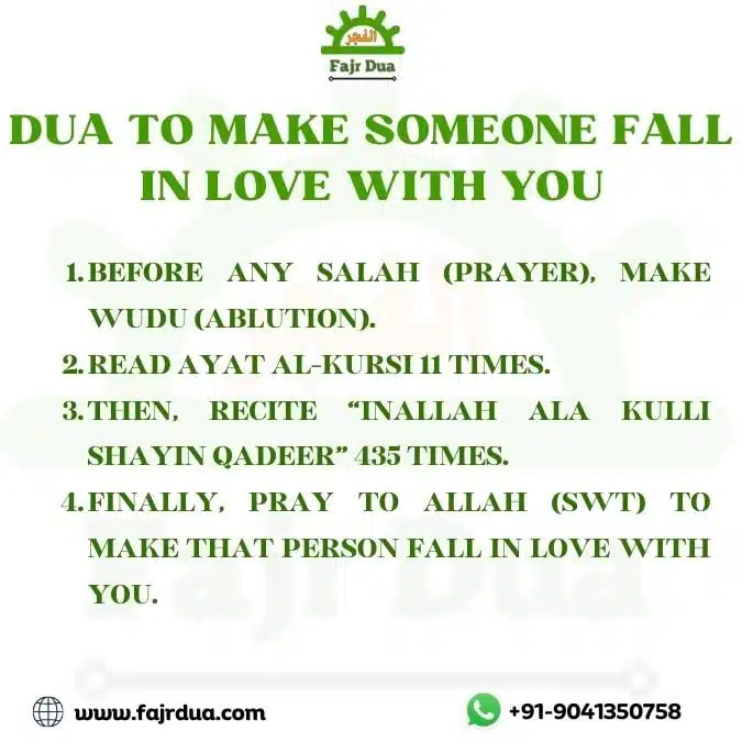 Dua to Make Someone Fall in Love with You