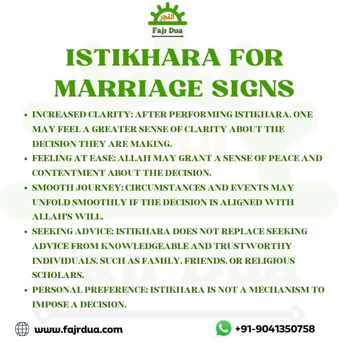 Istikhara Signs For Marriage - How To Know The Signs Istikhara For Marriage Signs