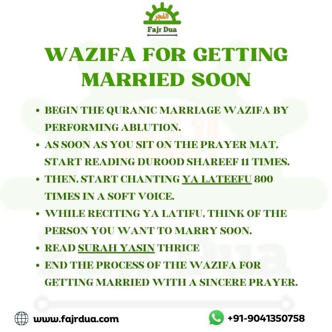 Powerful Wazifa For Marriage In 21 Days (Marriage Wazifa) Wazifa For Getting Married Soon