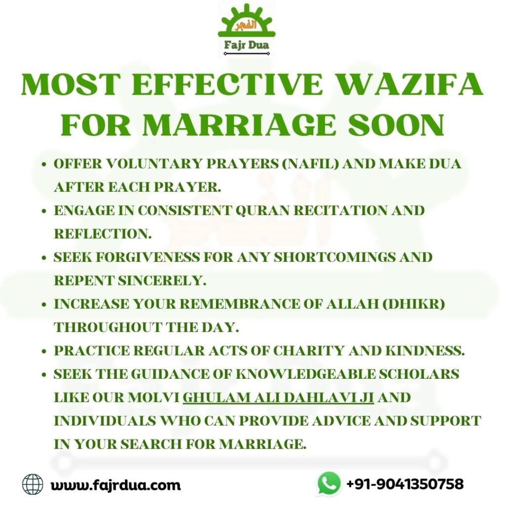 Effective Dua For Marriage (Marriage Dua) Wazifa For Marriage Soon