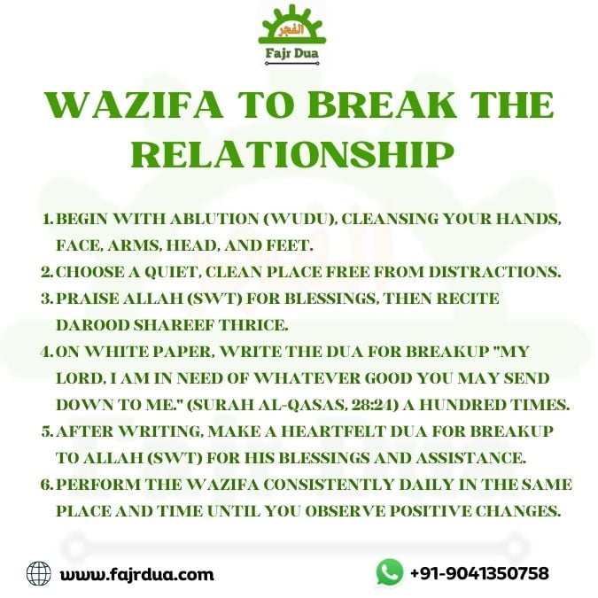 3 Powerful Dua For Breakup In Islam (Break Haram Relationships) Wazifa To Break The Relationship