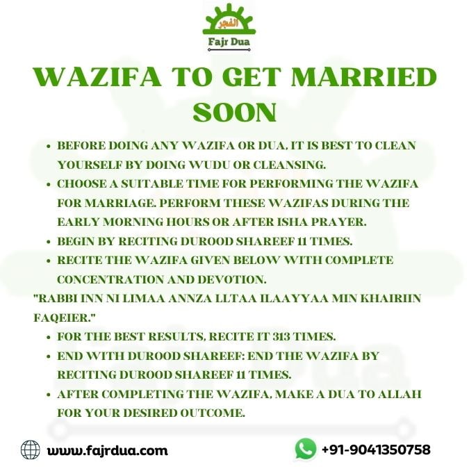 Powerful Wazifa For Marriage In 21 Days (Marriage Wazifa) Wazifa To Get Married Soon