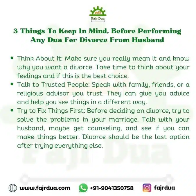 3 Things To Keep In Mind, Before Performing Any Dua For Divorce From Husband