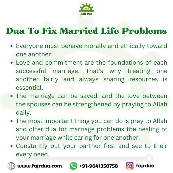 Powerful Dua For Marriage Problems In Islam Dua To Fix Married Problems