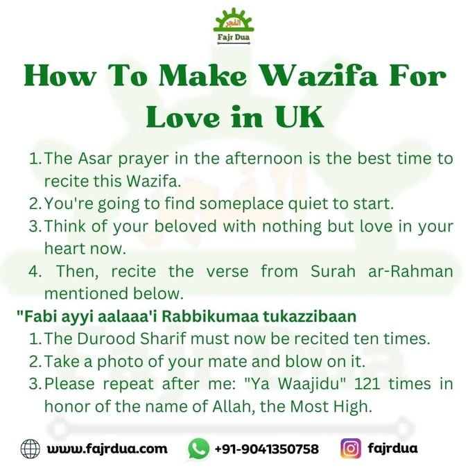 Best Wazifa For Love (Wazifa To Get Love) Read Wazifa For Love In Uk