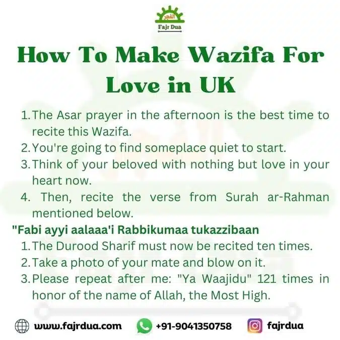 Read Wazifa For Love In Uk