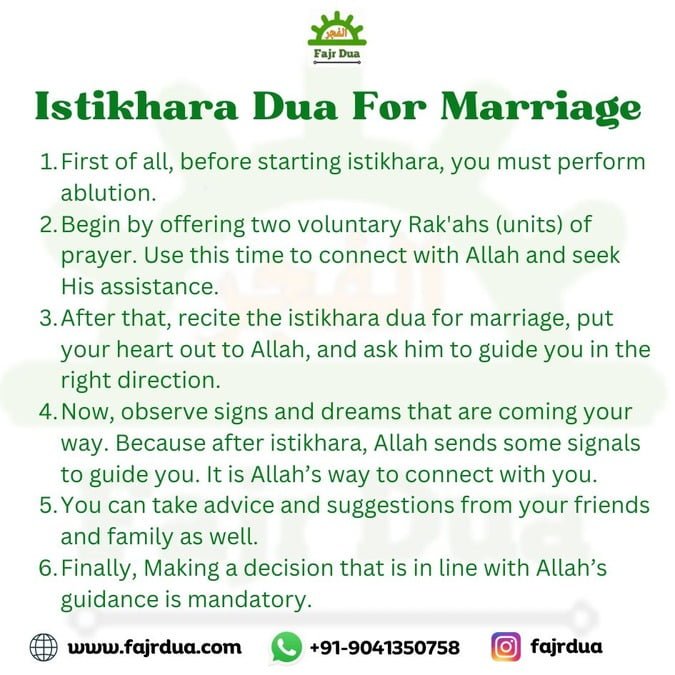 Istikhara Dua For Marriage