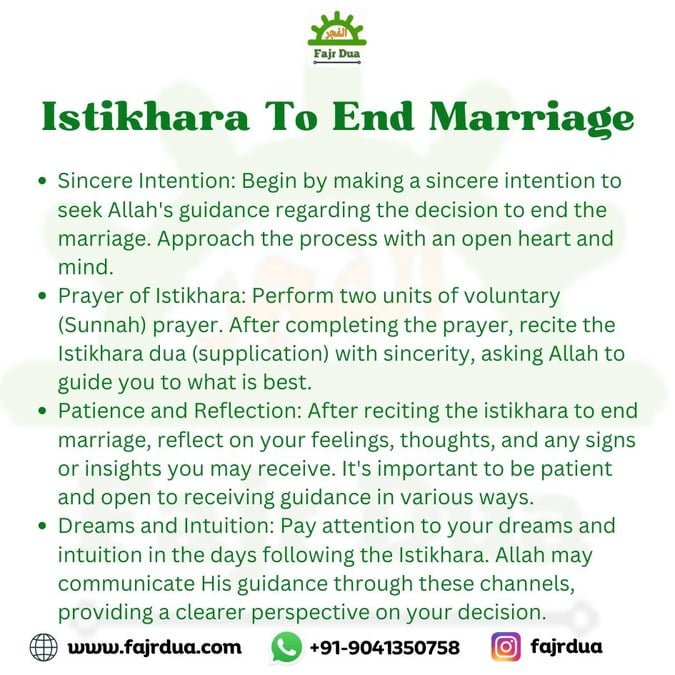 How To Do Istikhara For Divorce (End Your Marriage) Istikhara To End Marriage