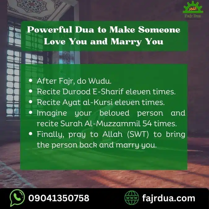 Powerful Dua To Make Someone Love You And Marry You