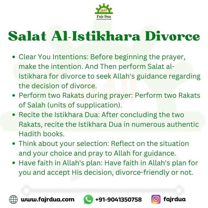 How To Do Istikhara For Divorce (End Your Marriage) Salat Al-Istikhara Divorce