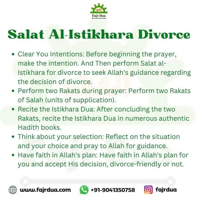 Salat Al-Istikhara Divorce