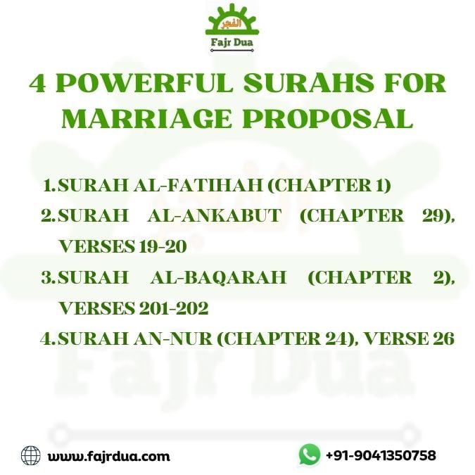 Powerful Dua For Marriage Proposal (Dua For Rishta Acceptance) 4 Powerful Surahs For Marriage Proposal