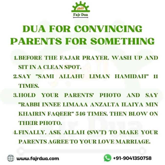 Powerful Dua For Love Marriage To Agree Parents (Convince Your Family) Dua For Convincing Parents For Something