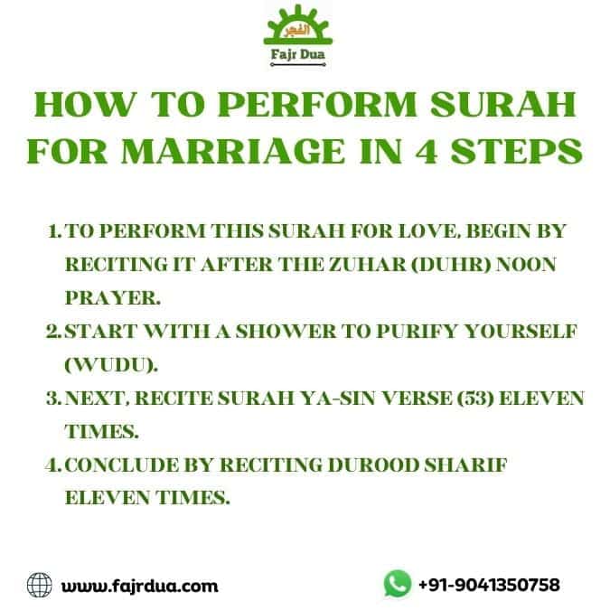 How To Perform Surah For Marriage In 4 Steps